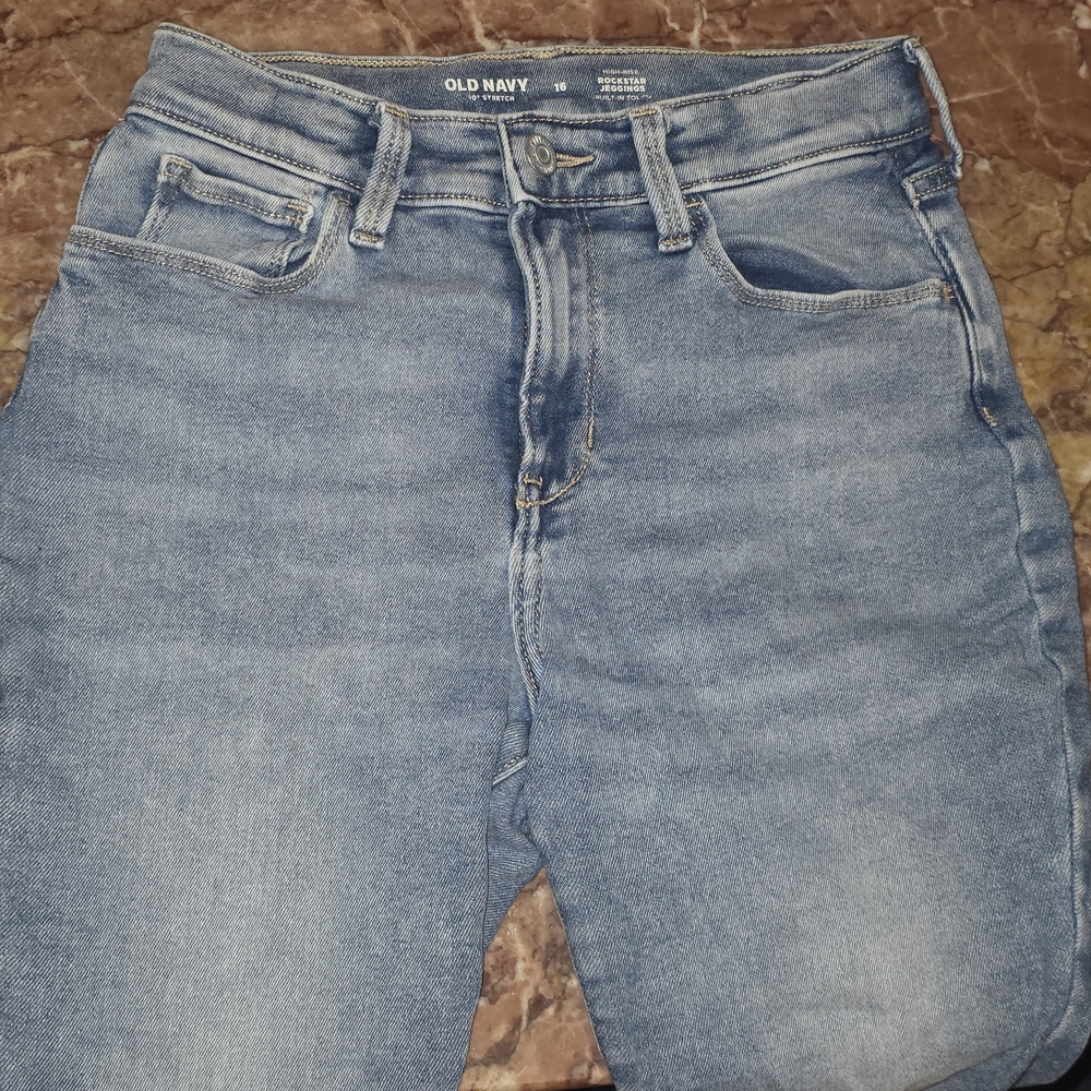 Old Navy Womens Light Blue Relaxed Jeans